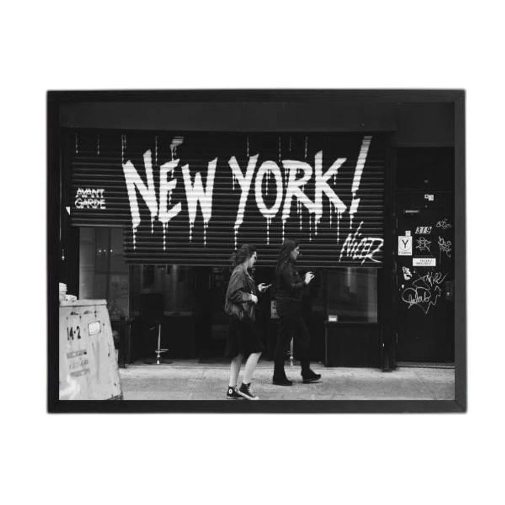 Quadro Fotografia Cena New York 24X18Cm
