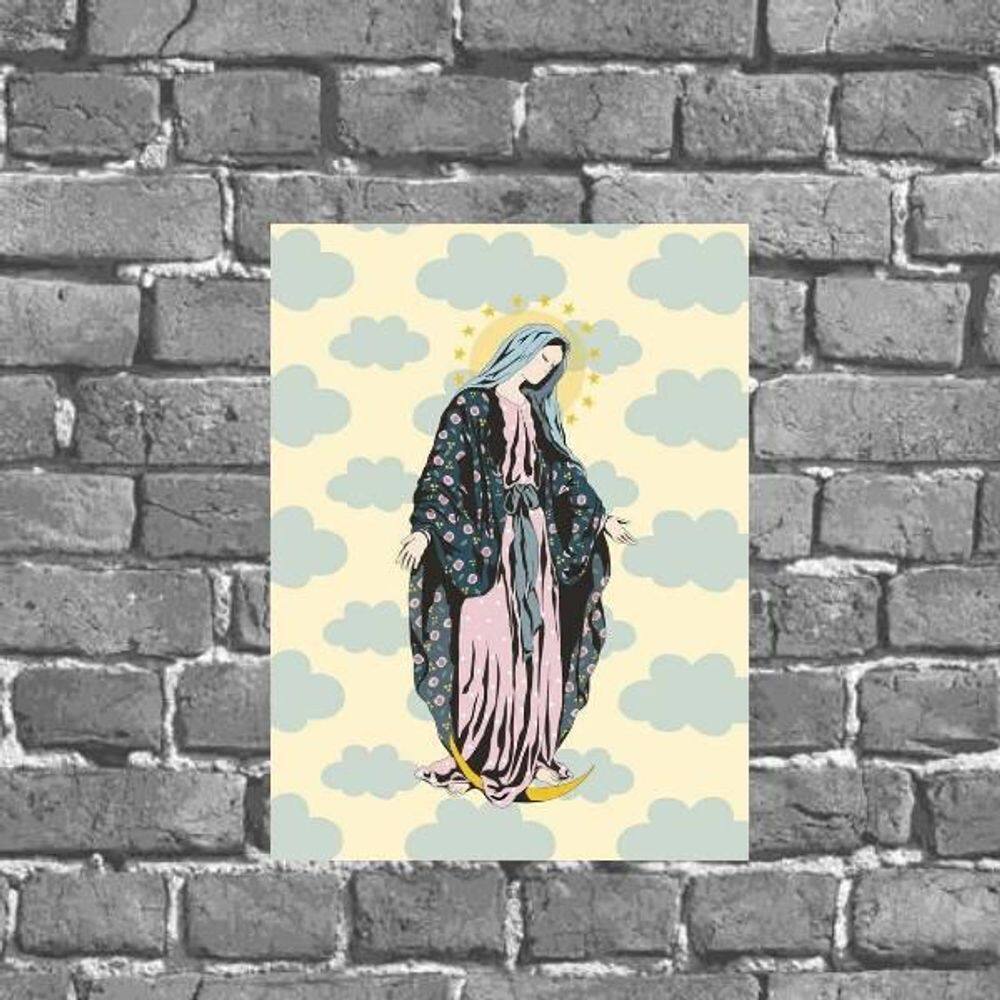 Placa Decorativa Nossa Senhora Das Graças 18X27Cm