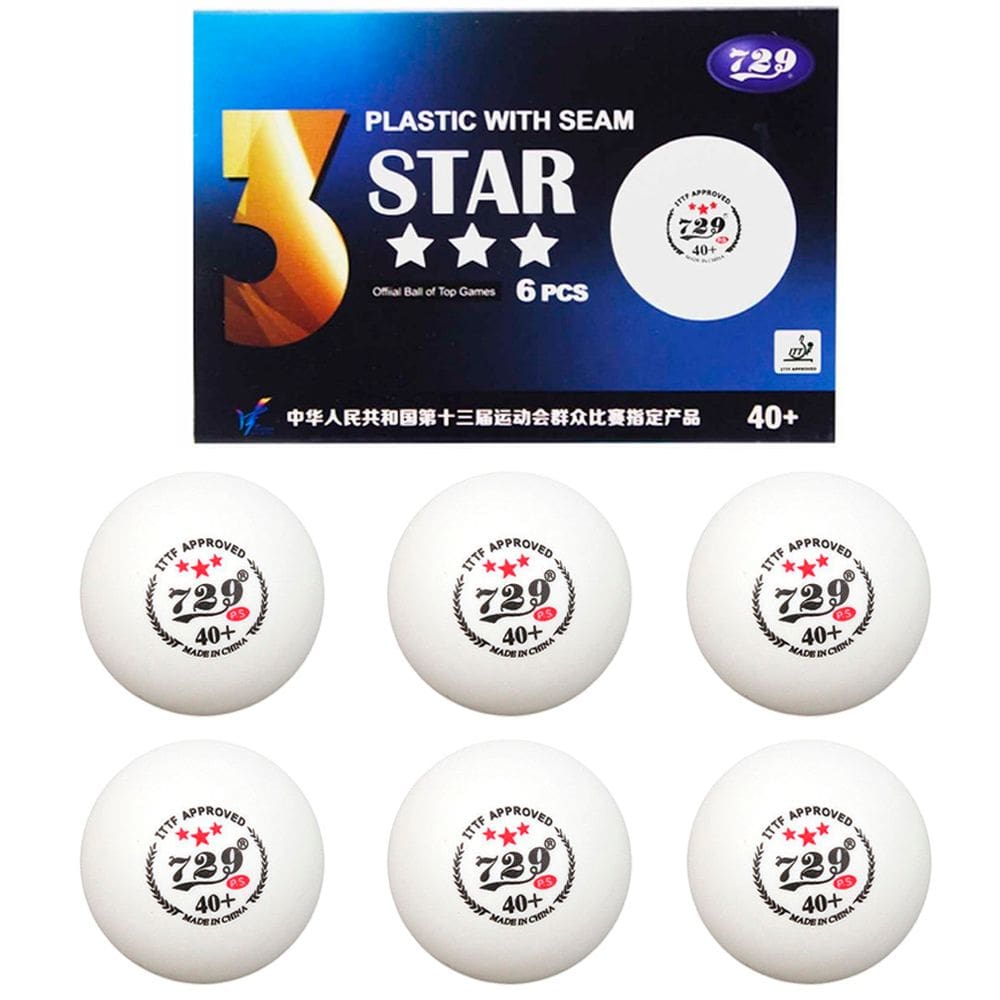 Bola Ping pong Tenis Mesa 3 Estrelas Kit 6 Uni Esporte Treino Lazer Recreaçao Escola Clube Ar Livre