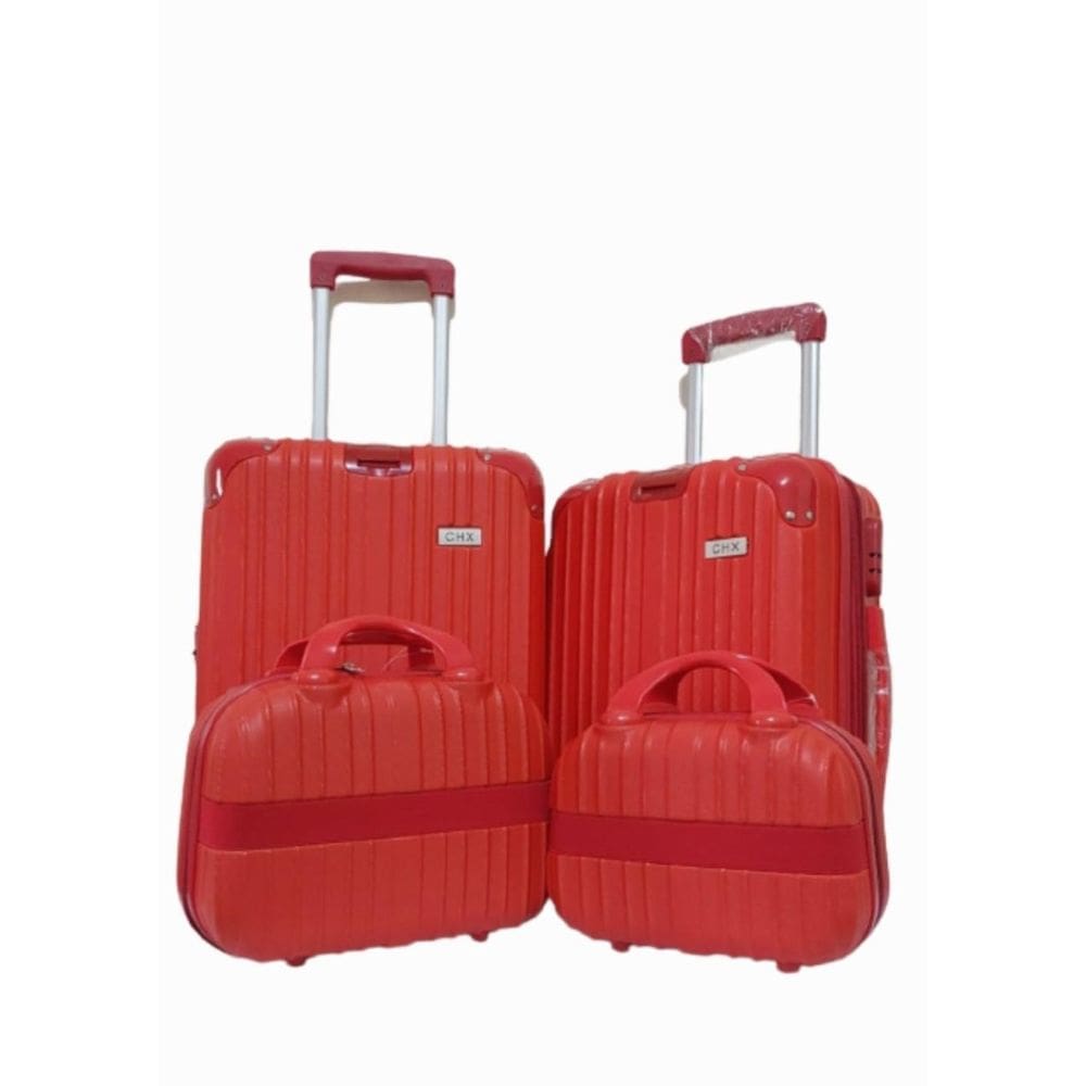 Conjunto Mala De Viagem 360 Vermelha