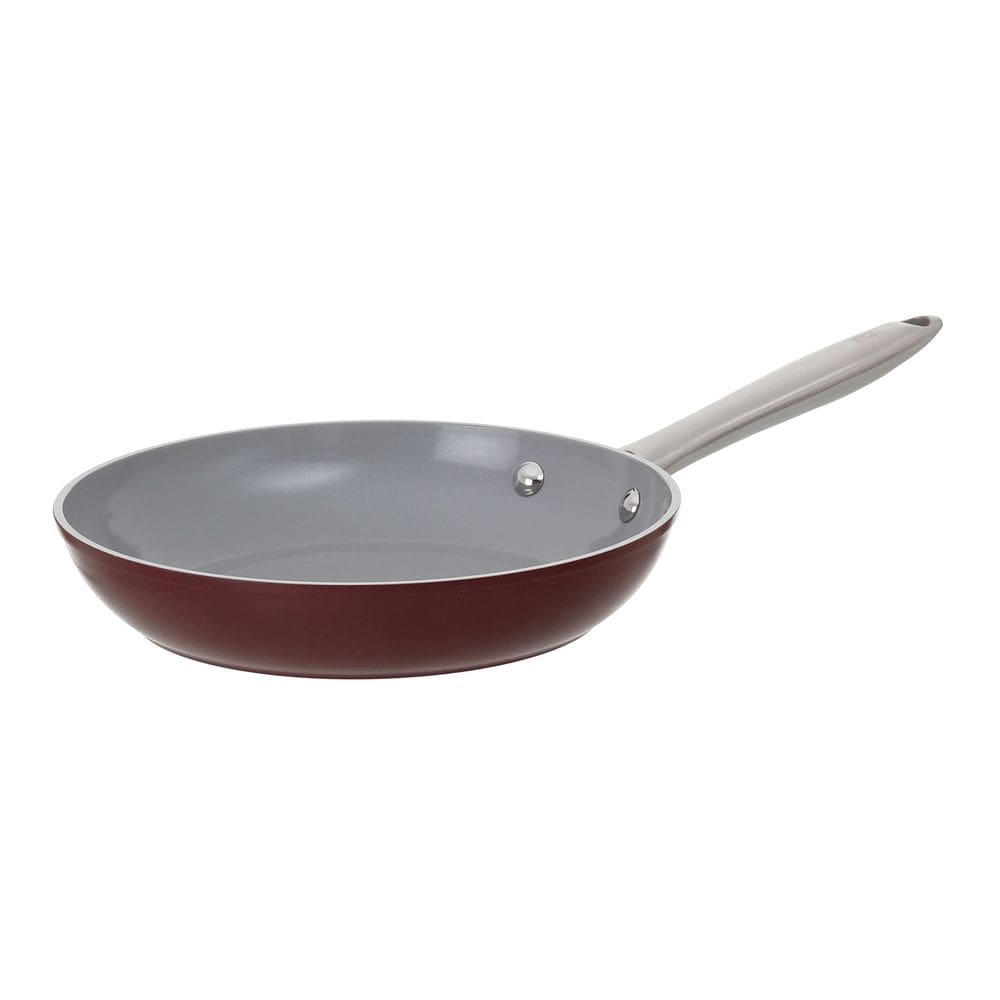 Frigideira Giulia Aço Inox Bordô - 24cm - 1,65L - Fracalanza