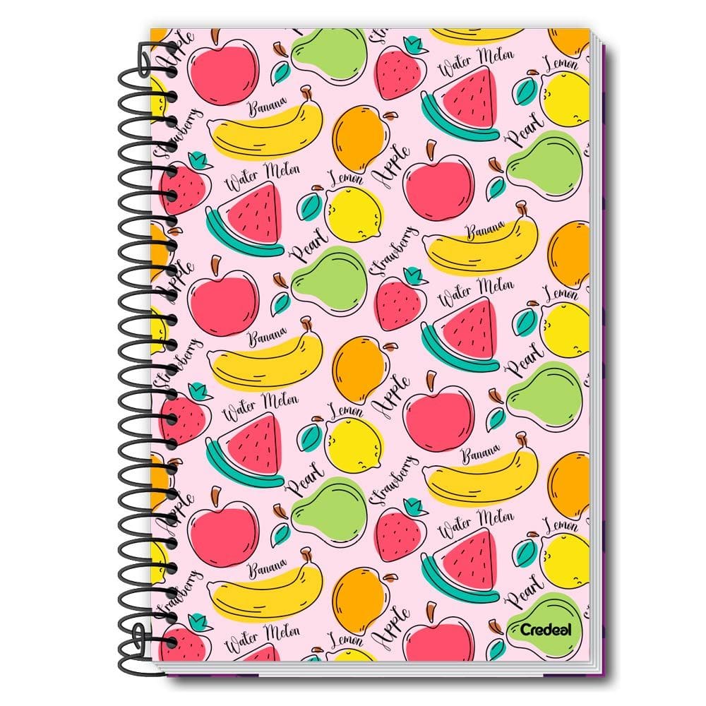 Caderno Universitário 1 M Espiral D`tales 80 FLS - 285596 - Credeal Capa Dura