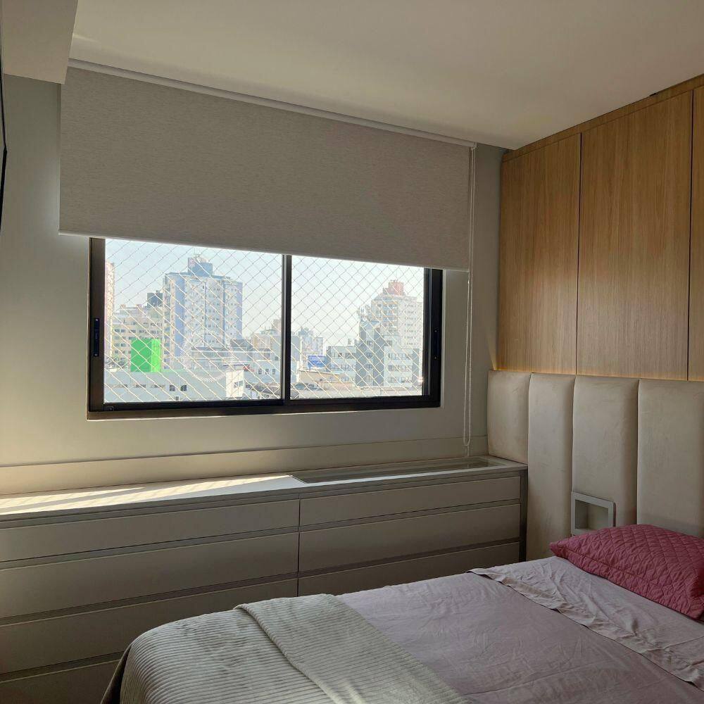 Persiana Rolo Blackout Mescla Napolis - 1,00m X 1,44m Mescla