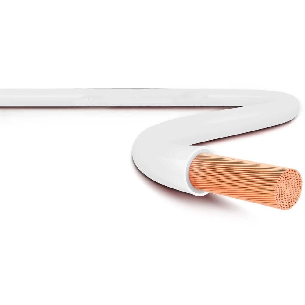 Metro Cabo De Energia Flexivel 2,5Mm, 750V, Branco, Megatron