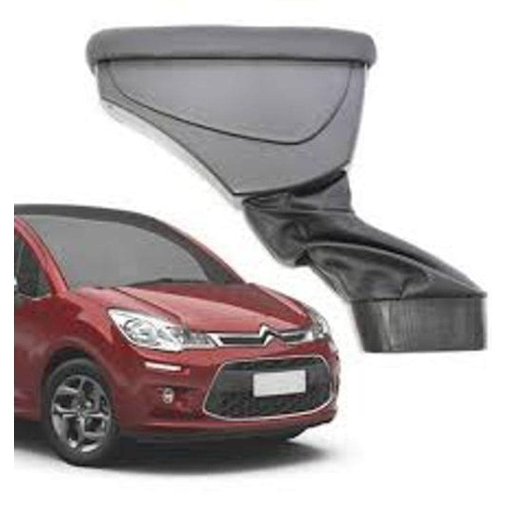 Apoio de braço Fiat Argo tecido cinza s/costura