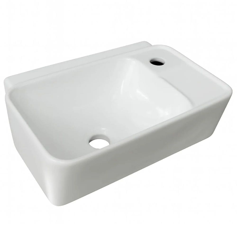 Lavatório Suspenso Retangular 41X30cm Branco - LVS100 - ICASA