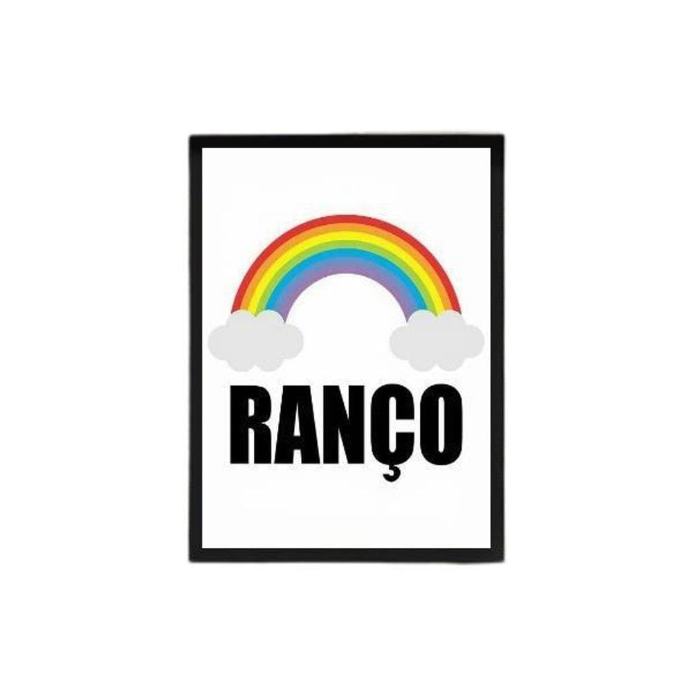 Quadro Decorativo Ranço Arco Íris 24X18Cm