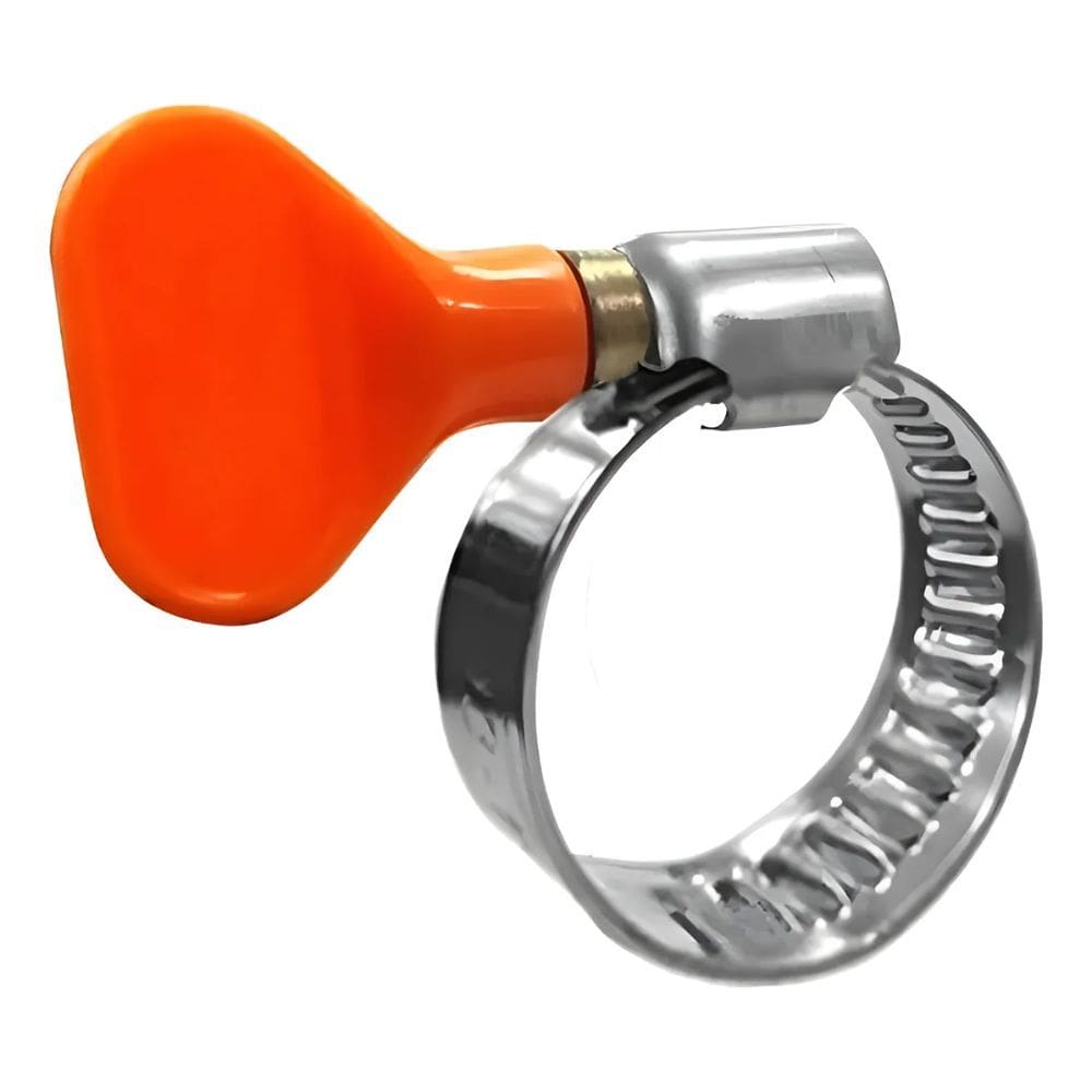 Kit 50 Abraçadeiras Rosca Sem Fim Inox Com Borboleta Plástica 5/8”