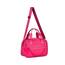 Bolsa Baú Rosa Feminina Rebecca Bonbon Transversal Corrente - Rosa - M