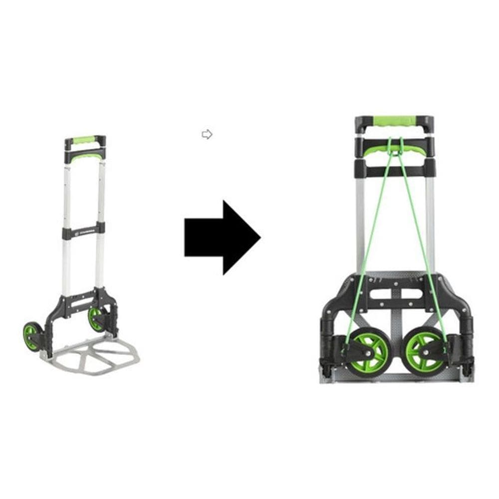 Carrinho Dobrável 70kg | Alumínio | Rodas Resistentes