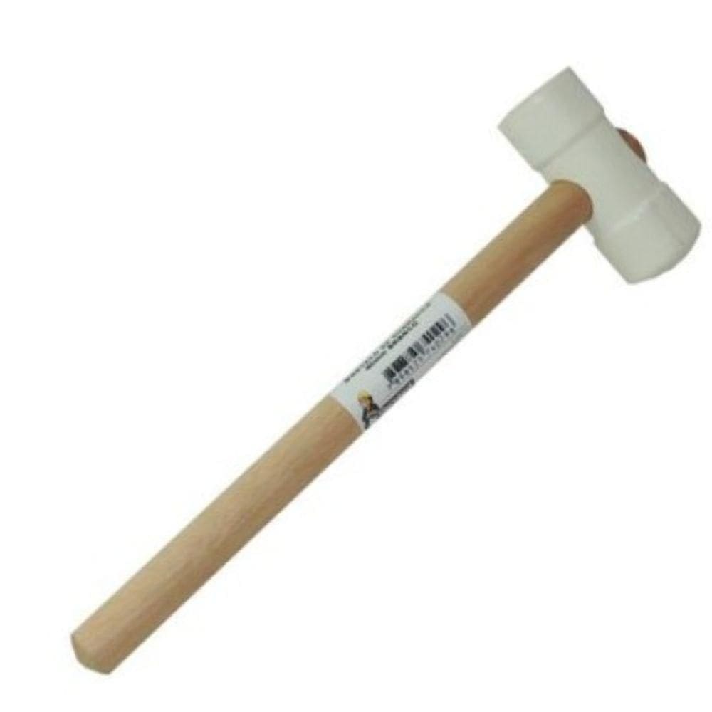 Martelo De Borracha 40Mm Branco Gerplast 000102