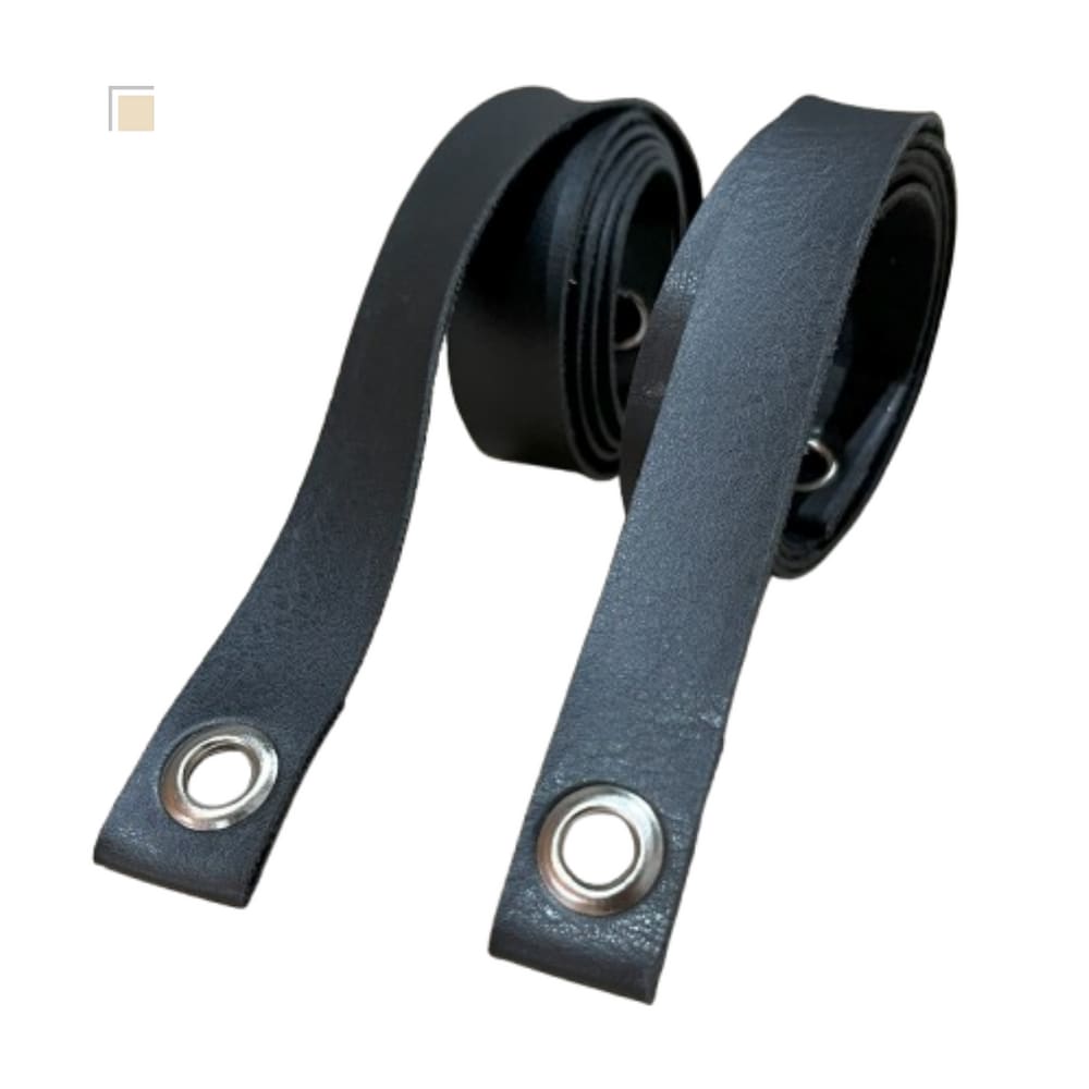 Kit Dois Pares De Alça Para Prateleira em Couro Sintético