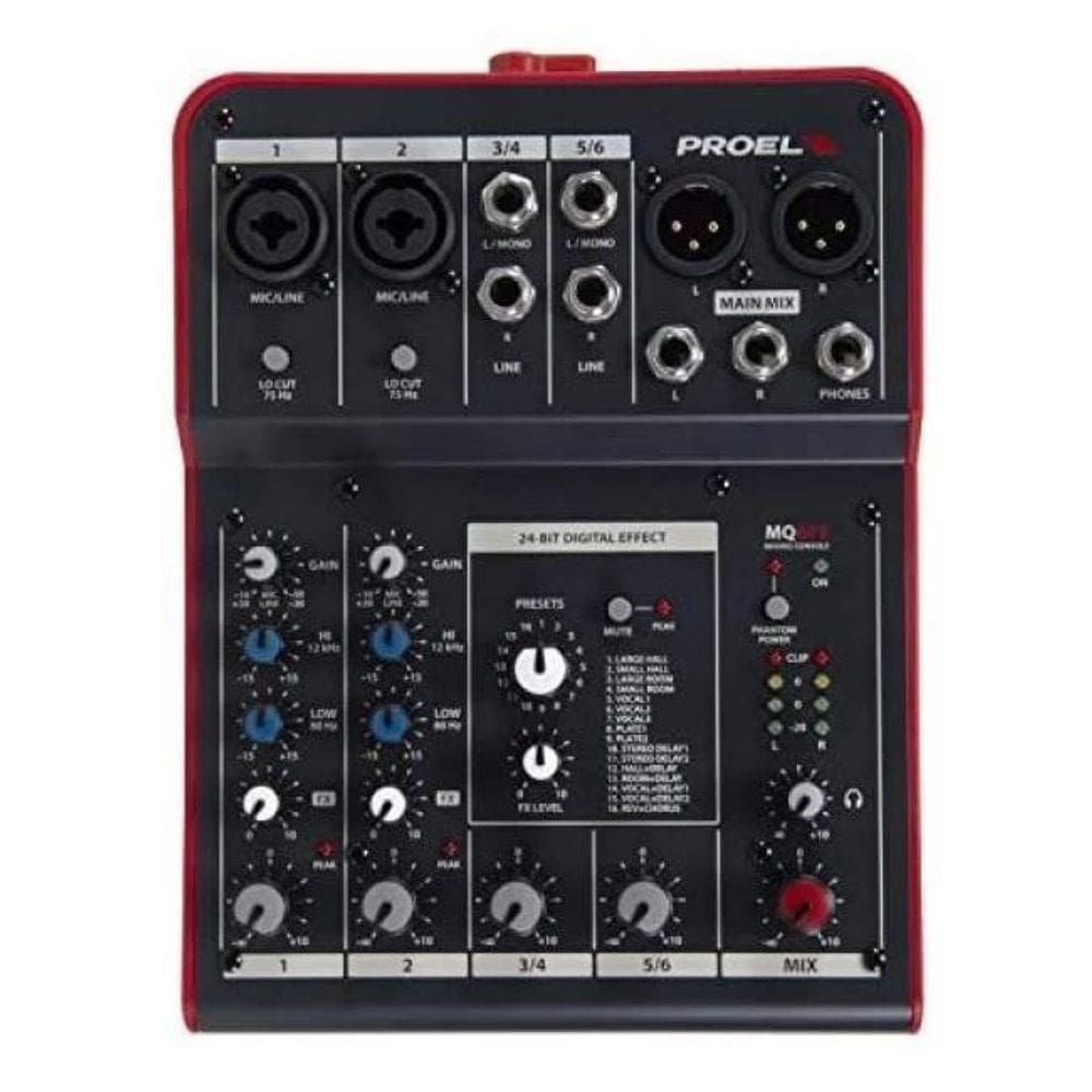 Mixer Com Efeitos Proel