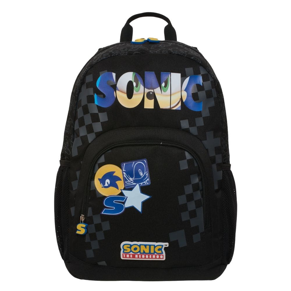 Mochila Escolar de Costas Sonic Always Running Meninos