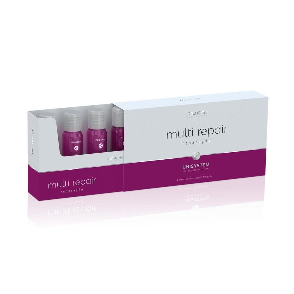 Red Iron Unisystem Multi Repair Ampola 30Ml X 6Un