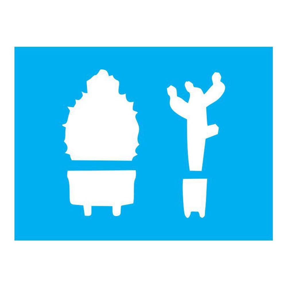 Stencil Tamako Cactus - 15X20Cm - Ref A3188