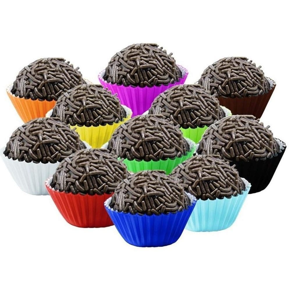 Forminha Forma De Papel Para Docinho N5 Doce C/1000 Preto