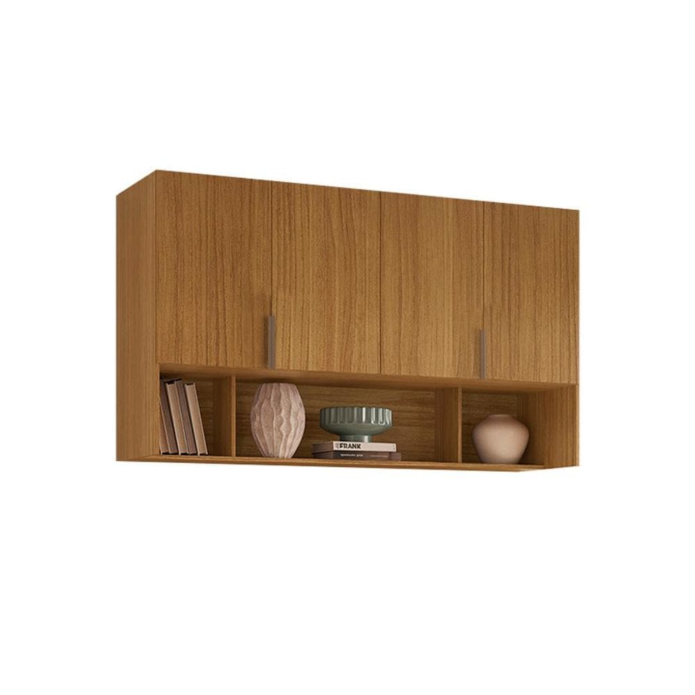 Guarda-Roupa Modulado Aéreo Altezza Clean 4 Portas Freijó 170 cm