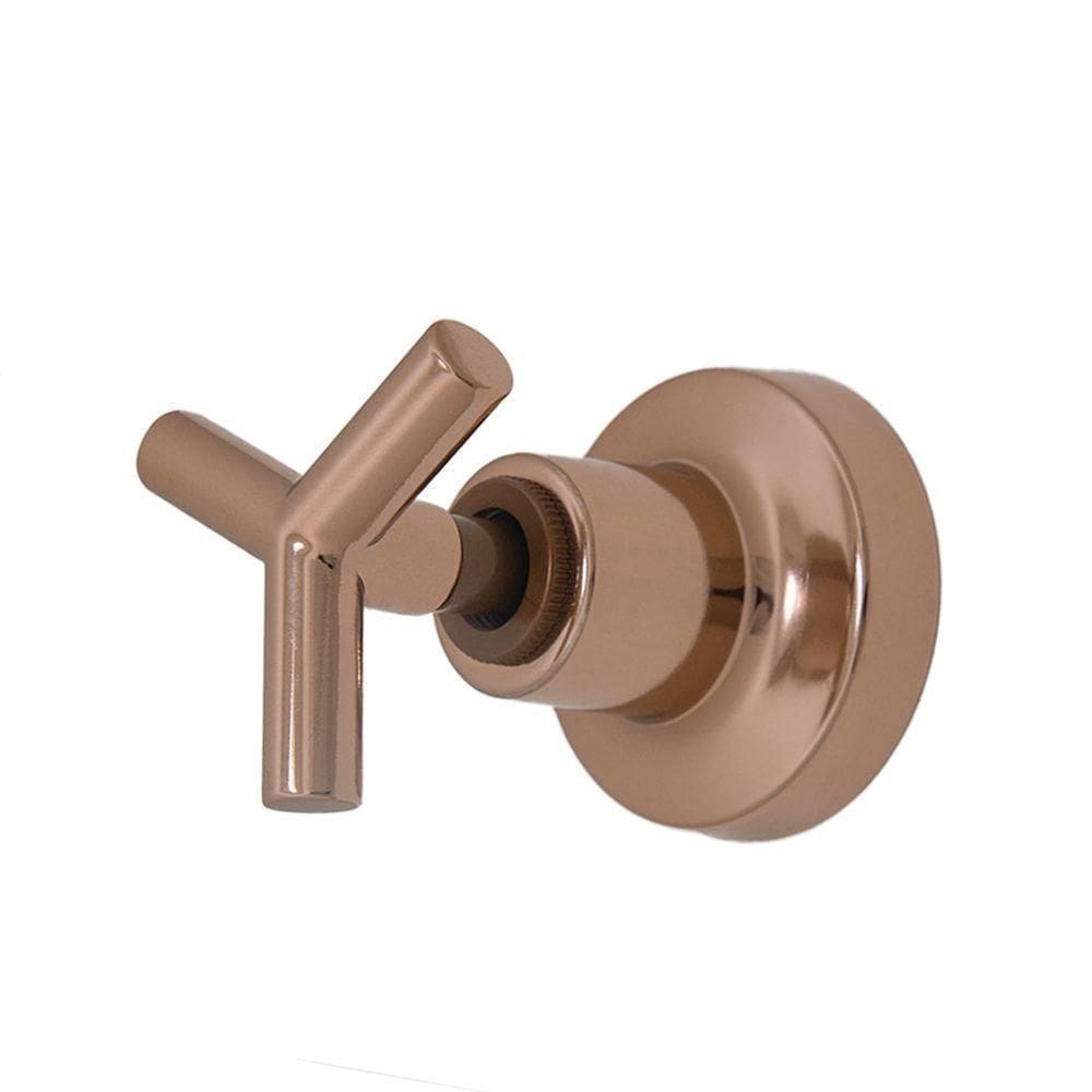 Acabamento De Registro Rose Gold Brilhante Padrão Deca C55