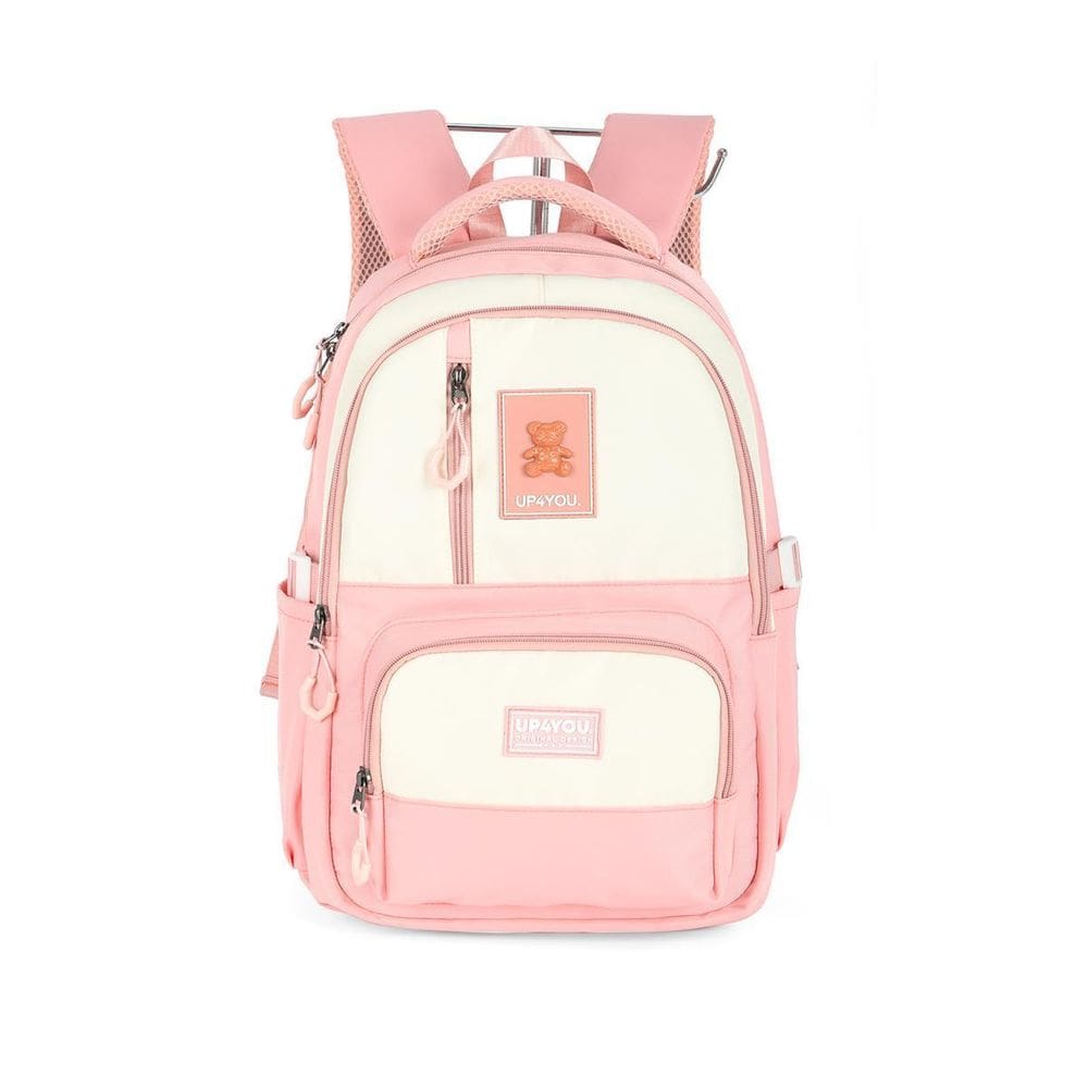 Mochila De Costas Escolar Premium Smile Salmão - Up4You