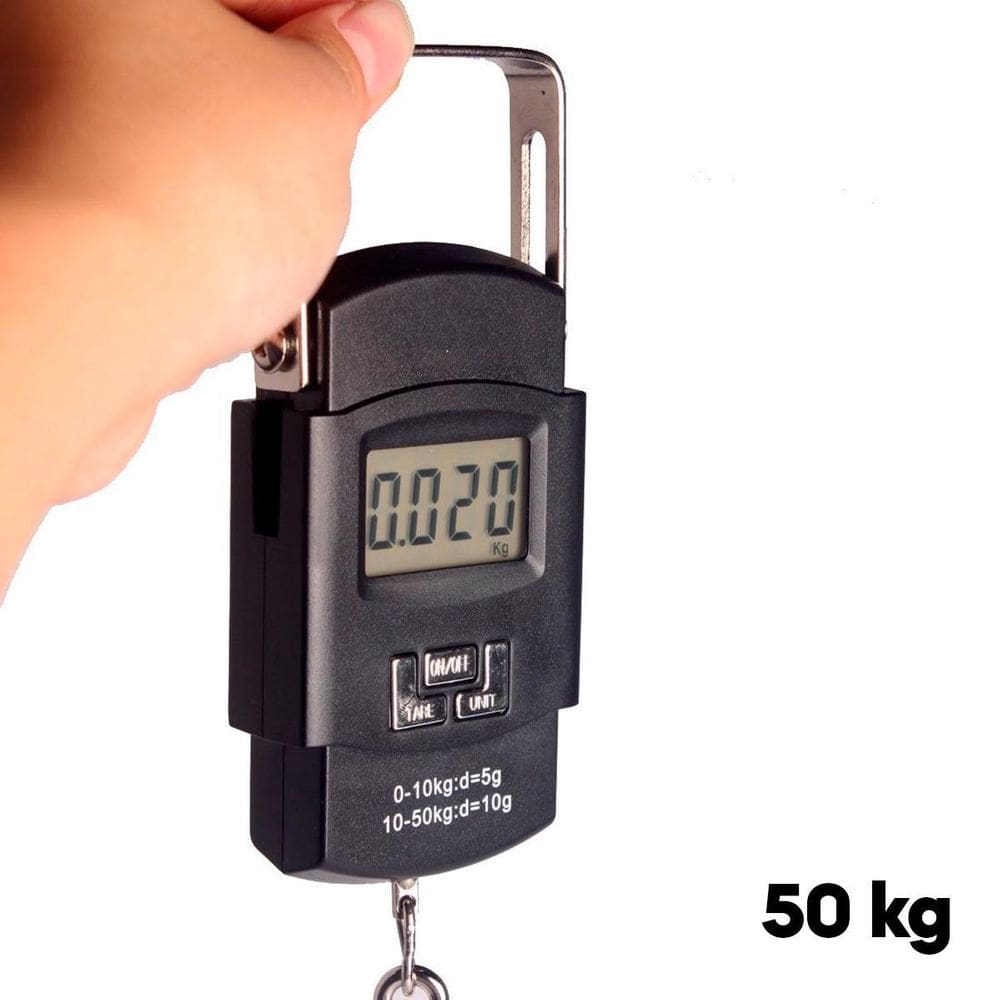 Balança De Mão Digital Até 50Kg Para Pesca E Frutas