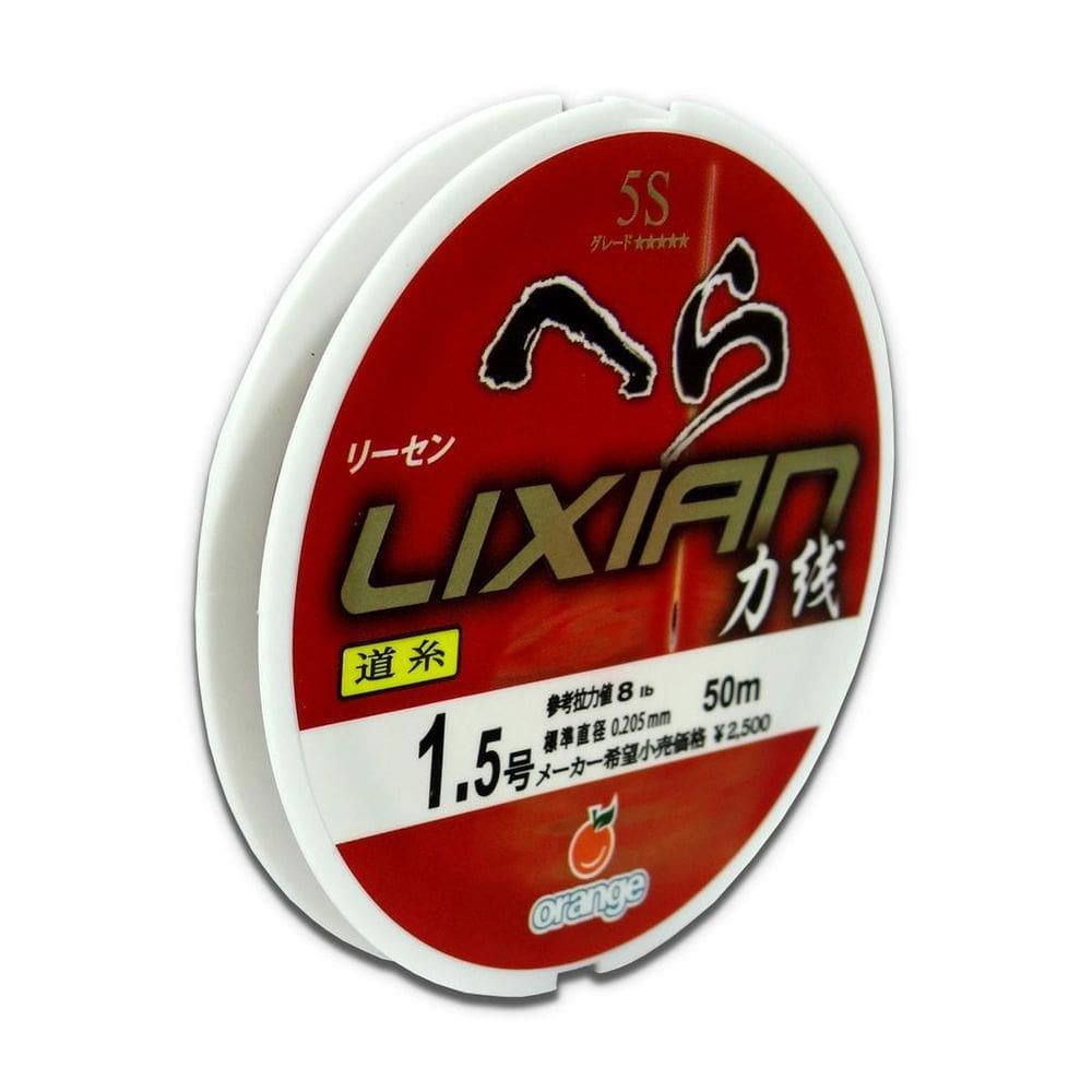 Linha Lider Orange Lixian 5S Red 8Lb - 0.205Mm - 50M