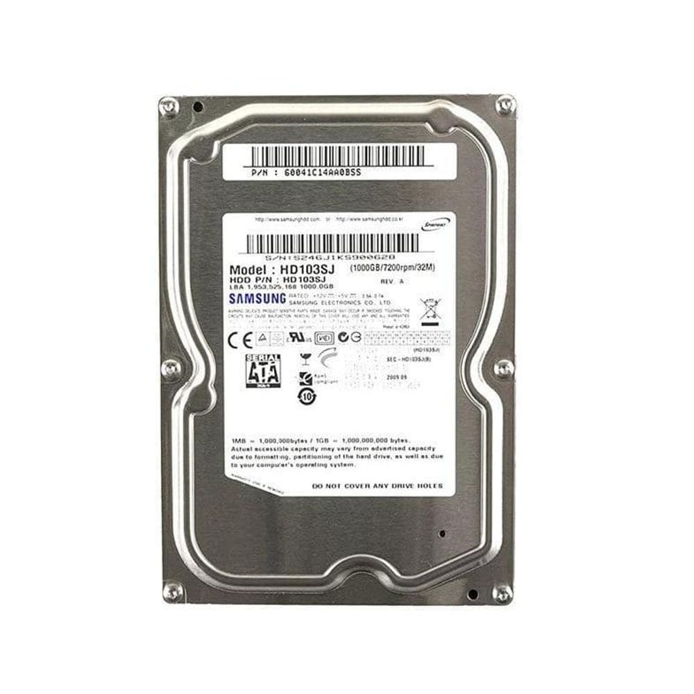 Hd Sata Storageserver Samsung Hd103Sj 1Tb 3.5