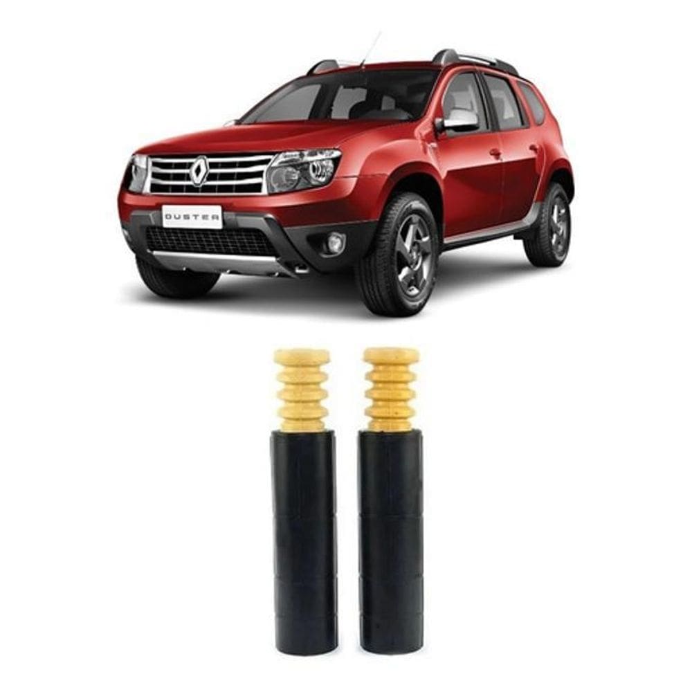 Par Batente Guarda Po Traseiro Duster 4X2 2014 2015 2016 17