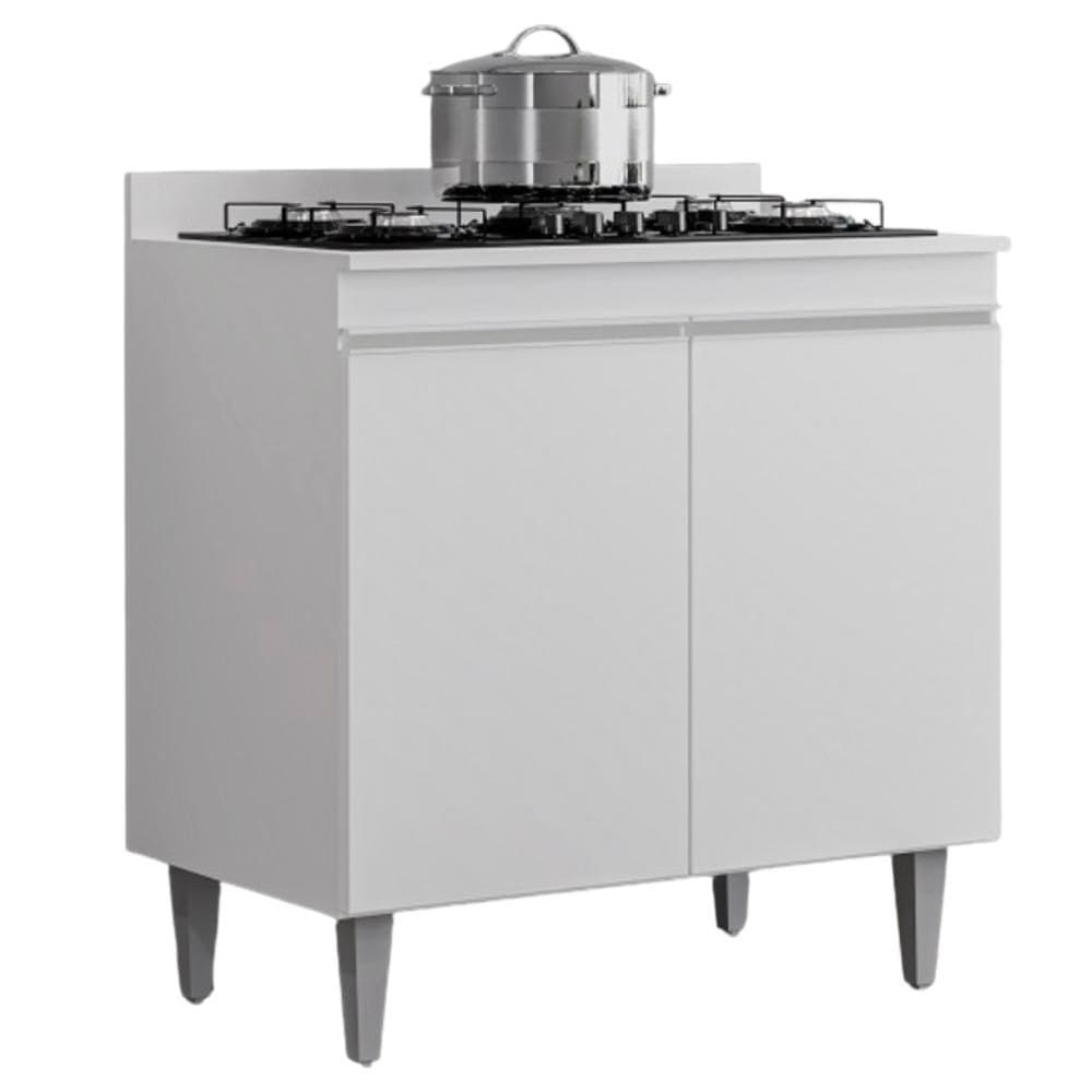 Balcao Com Tampo 2 Portas 80 cm Ellen Eratto Moveis