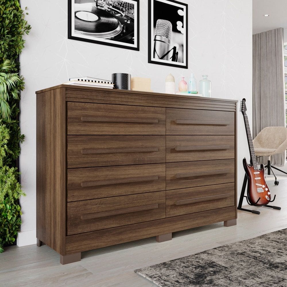 Comoda California 8 Gavetas Benetil Moveis