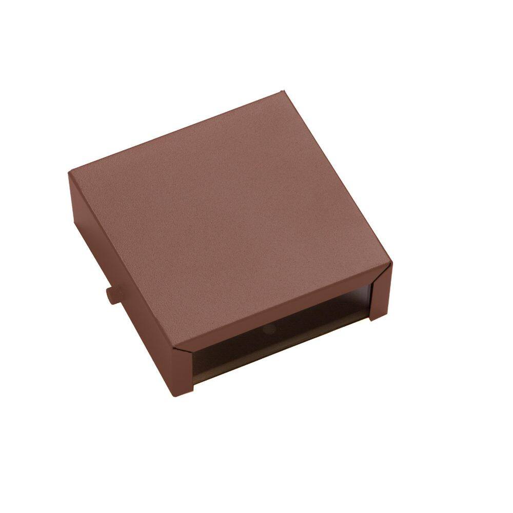 Arandela Marrom 2 Focos Externa Parede Muro Ar1110