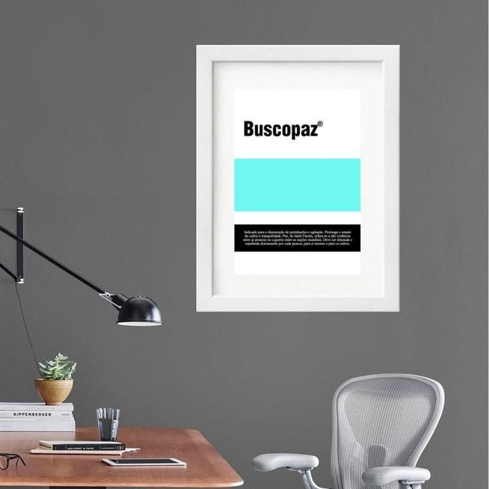 Quadro Remédio Buscopaz - 60X48Cm