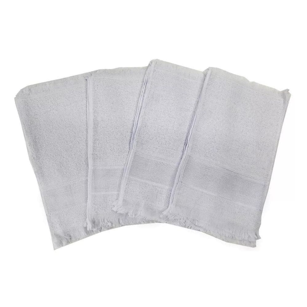 Kit 10 Toalha Manicure E Pedicure 21X31Cm Branco