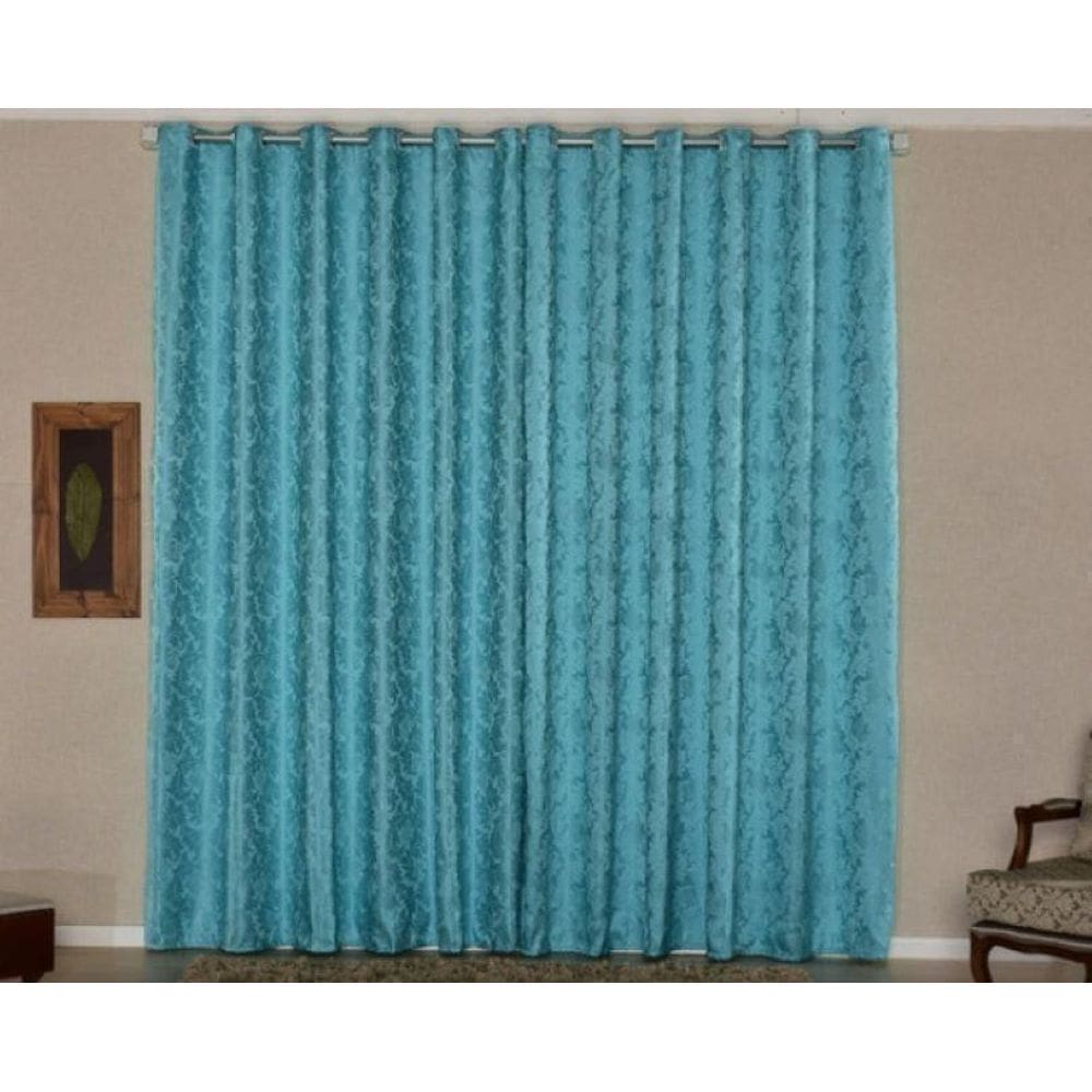 Cortina Para Sala Jacquard Tecido Semi Blackout 4,00X2,50