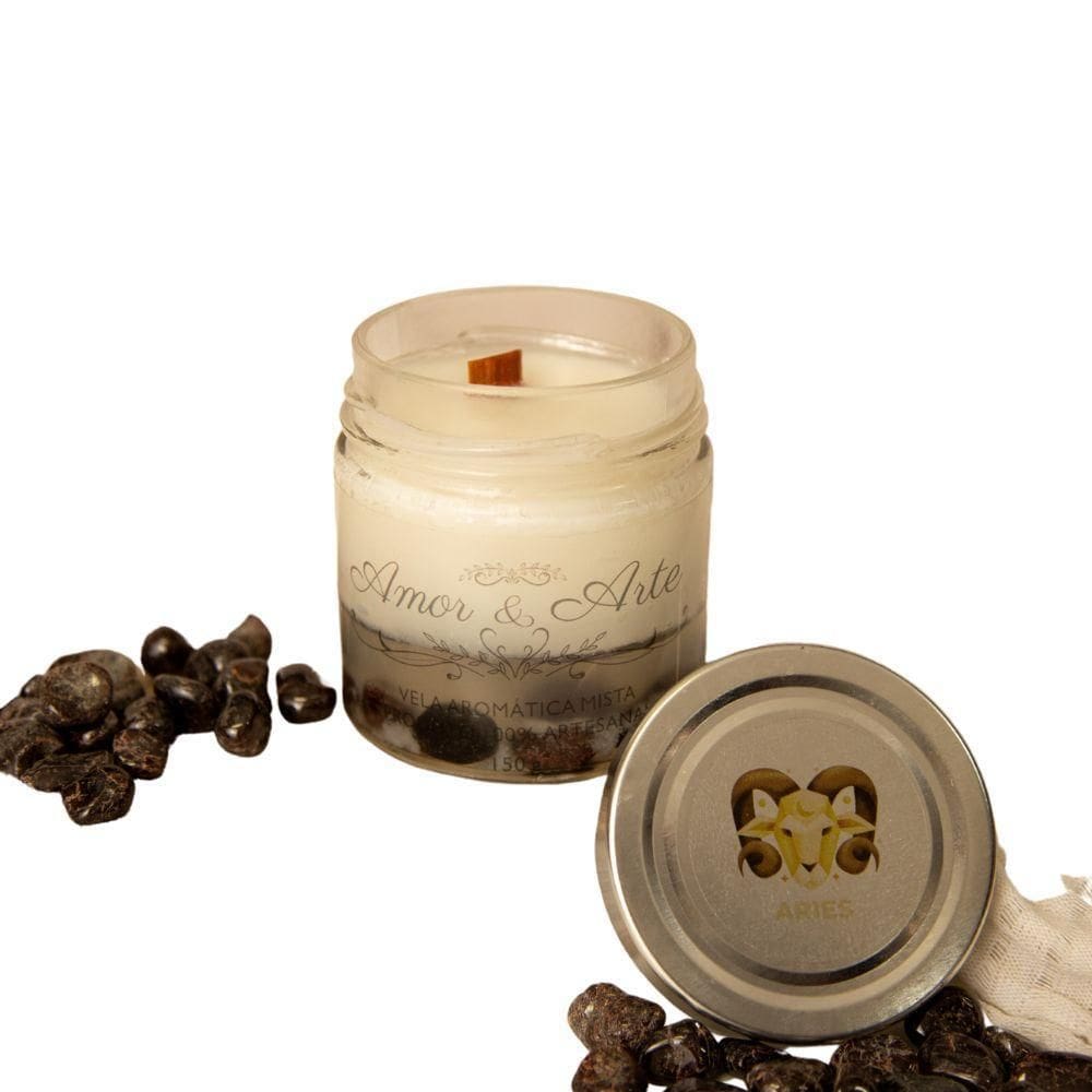 Vela Aromática Artesanal Premium Linha Zodíaco 150G