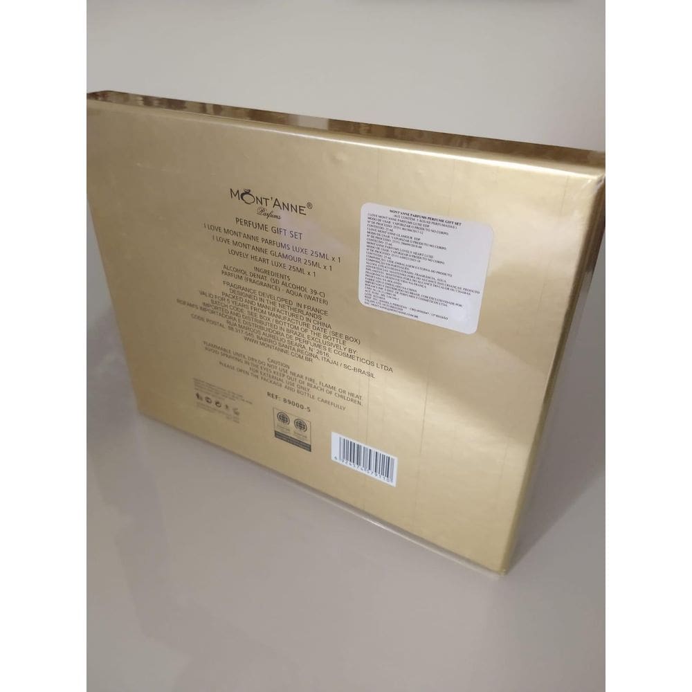 Kit Mont`Anne I Love Parfums Luxe Edp Feminino 3 Pçs 25Ml