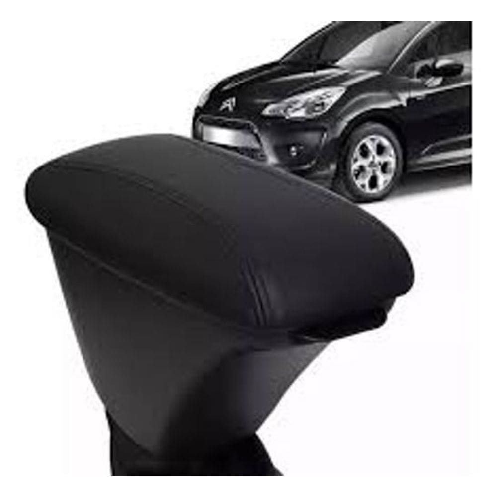 Apoio de braço Fiat Argo tecido preto sem costura