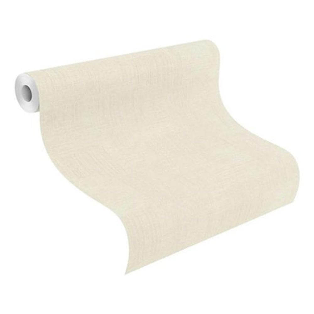 Papel De Parede Importado Vinílico Bege - 53Cm - Rende 10M