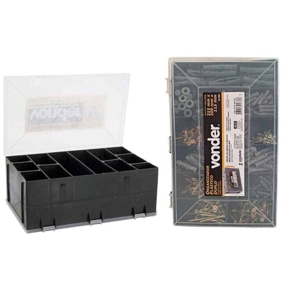 Kit Parafuso Chipboard Maleta Dupla Bucha F / Vr 1000 Peças