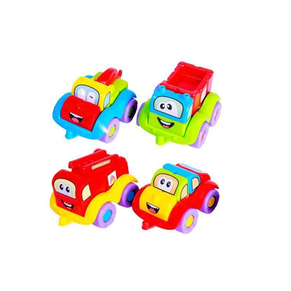 Conjunto Carrinhos De Montar M-Bricks Cars 52 Peças - Maral