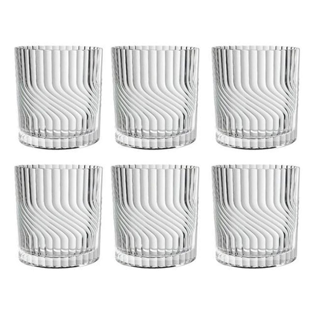 Jogo 6 Copos Baixos Para Whisky Drinks 340Ml L`Hermitage
