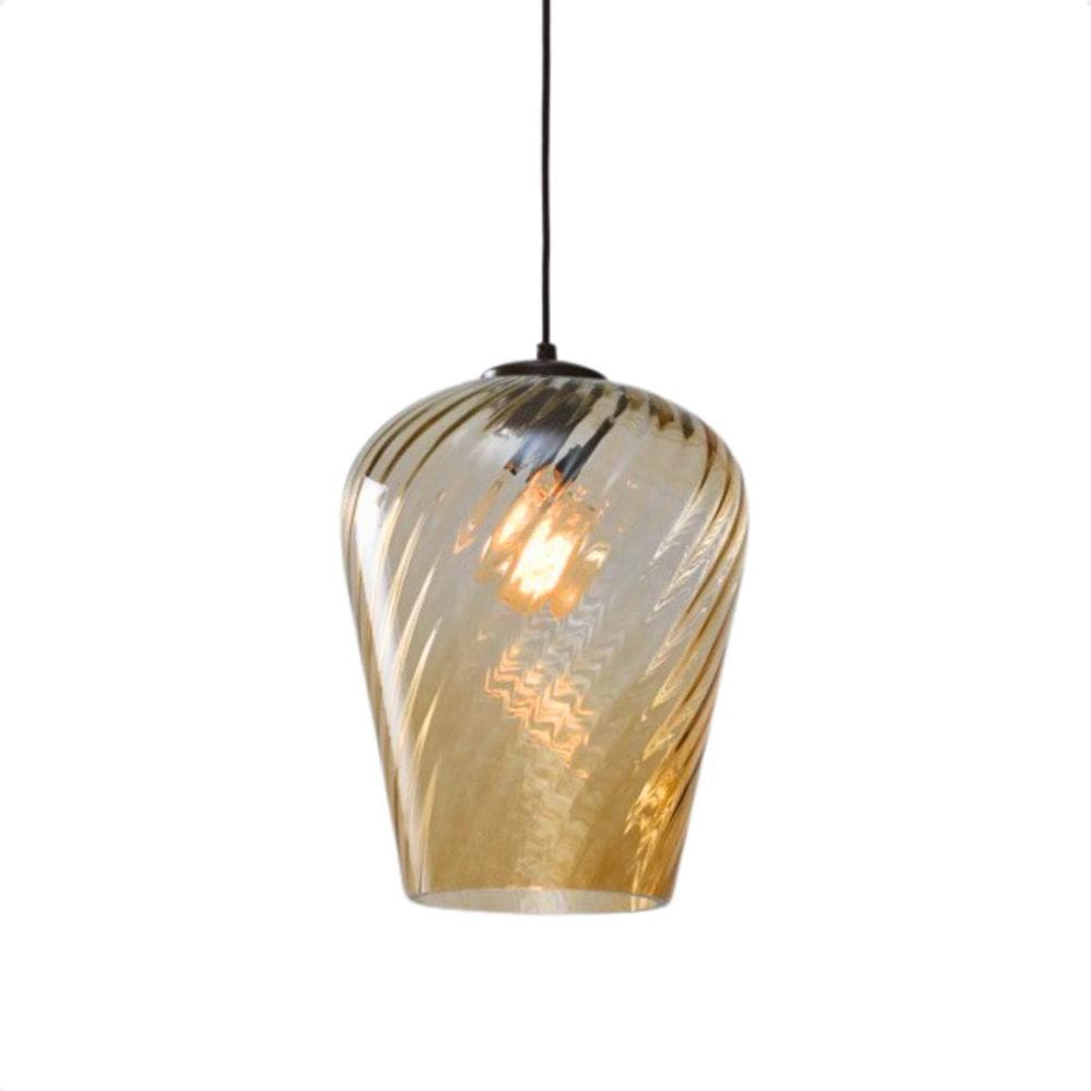 Lustre Pendente Monalisa Xg Rigato Conhaque E27 Bivolt