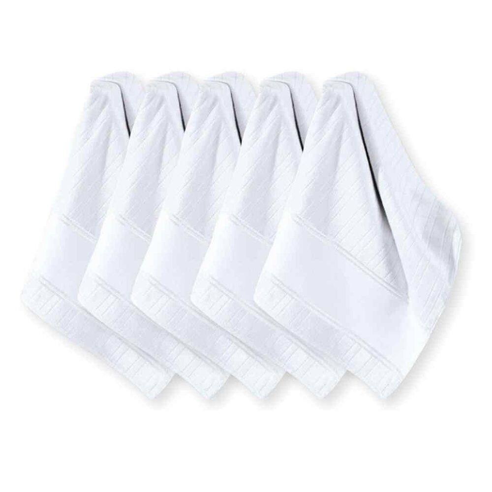 Kit 5 Toalhas De Lavabo Artesanalle Dohler Pintar Branco
