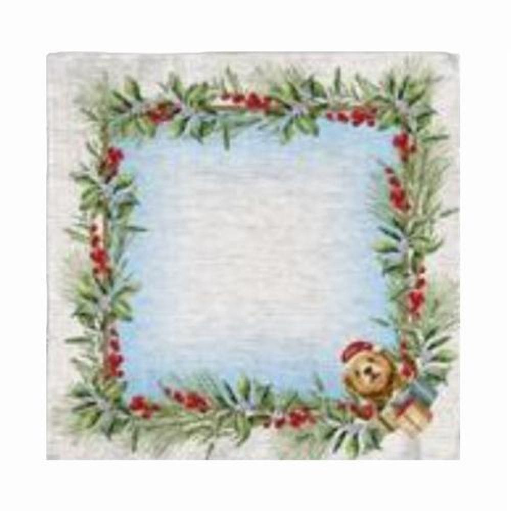 Guardanapo Natal Linho 40x40 C/2 UN Belchior Colorido