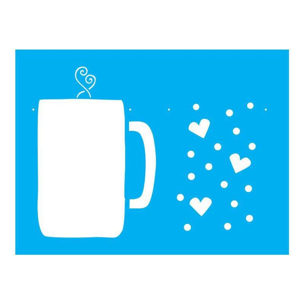 Stencil Tamako Country Caneca - 15X20Cm - Ref A3484