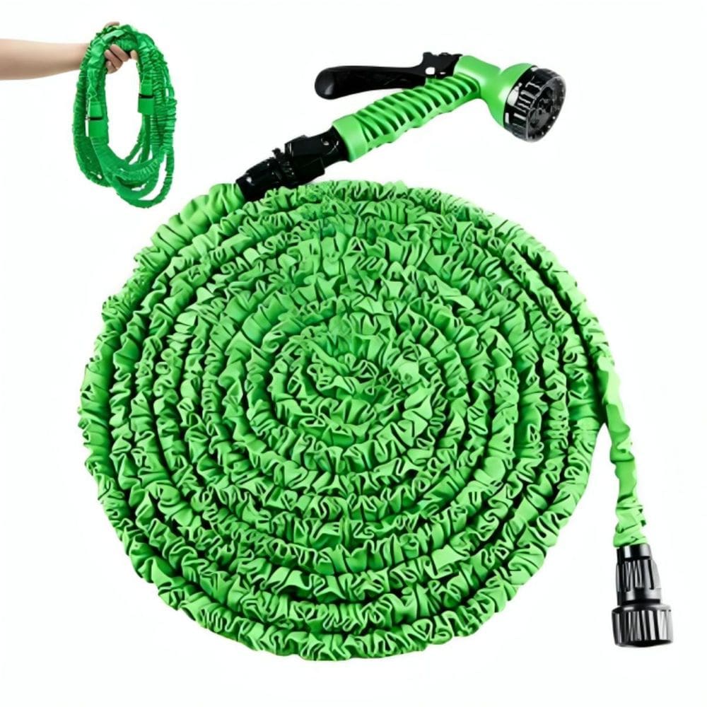 Mangueira Magica Magic Hose Expansivel Ate 30Mts Cor Verde