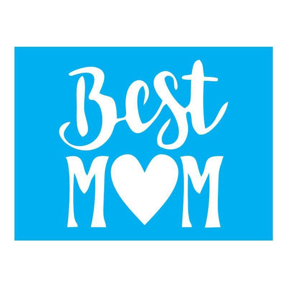 Stencil Tamako Best Mom - 15X20Cm - Ref A2845