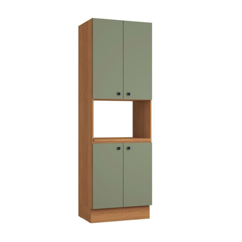 Kit Forno Kappesberg Pixel 4 Portas Canela/Verde Frevo 70cm