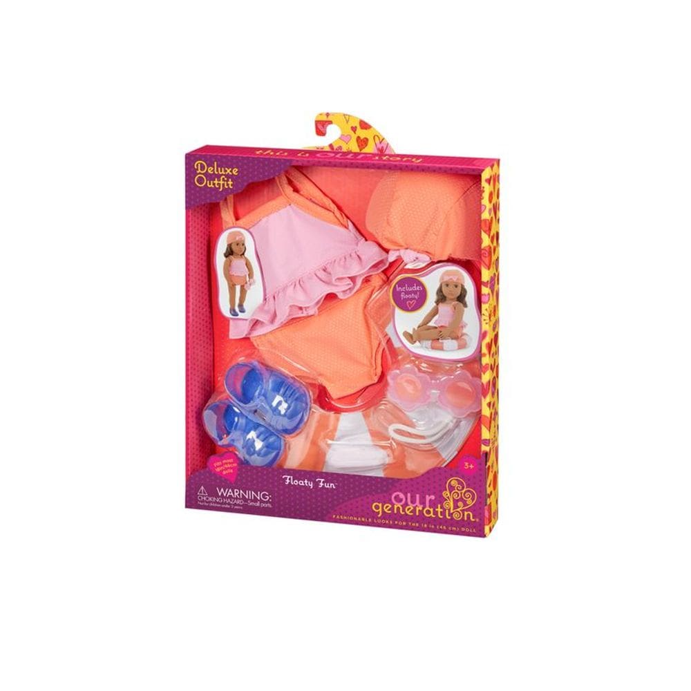 Conjunto De Roupa De Praia Our Generation Floaty Fun Candide 0517