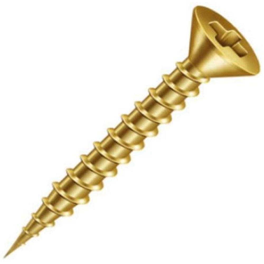 1000 Peças Parafuso Madeira Chata Phillips 3,5 X 16 3.5X16